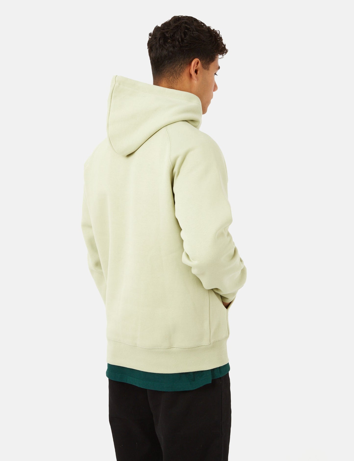 Sweat à capuche Chase - Vert Agave