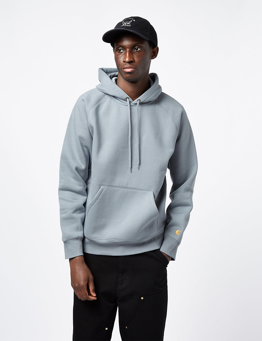 Sweat à capuche Chase - Gris miroir