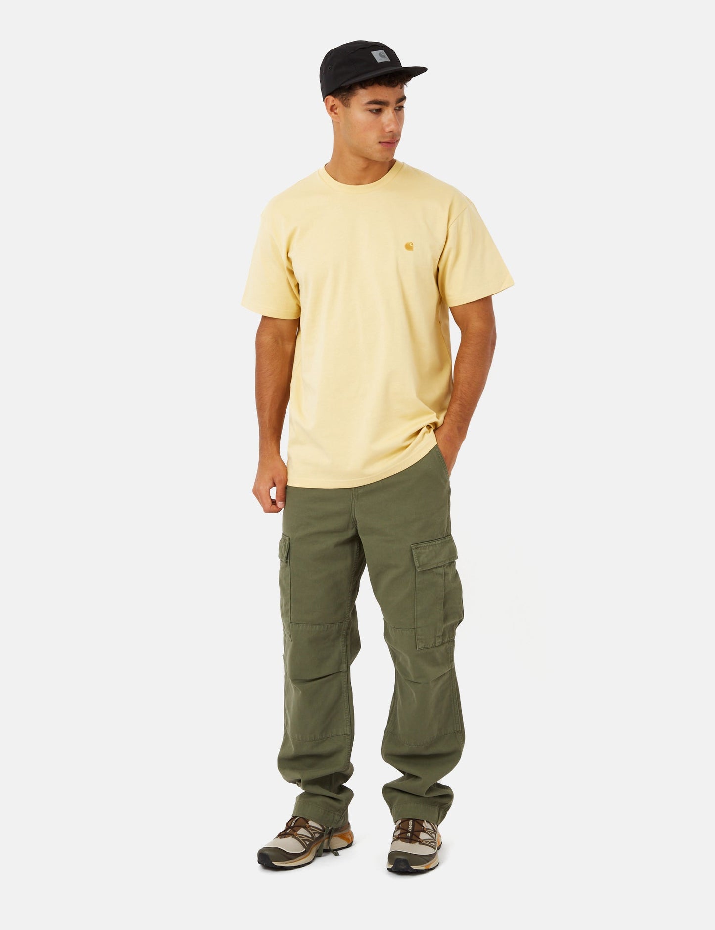T-shirt Chase (ample) - Jaune citron