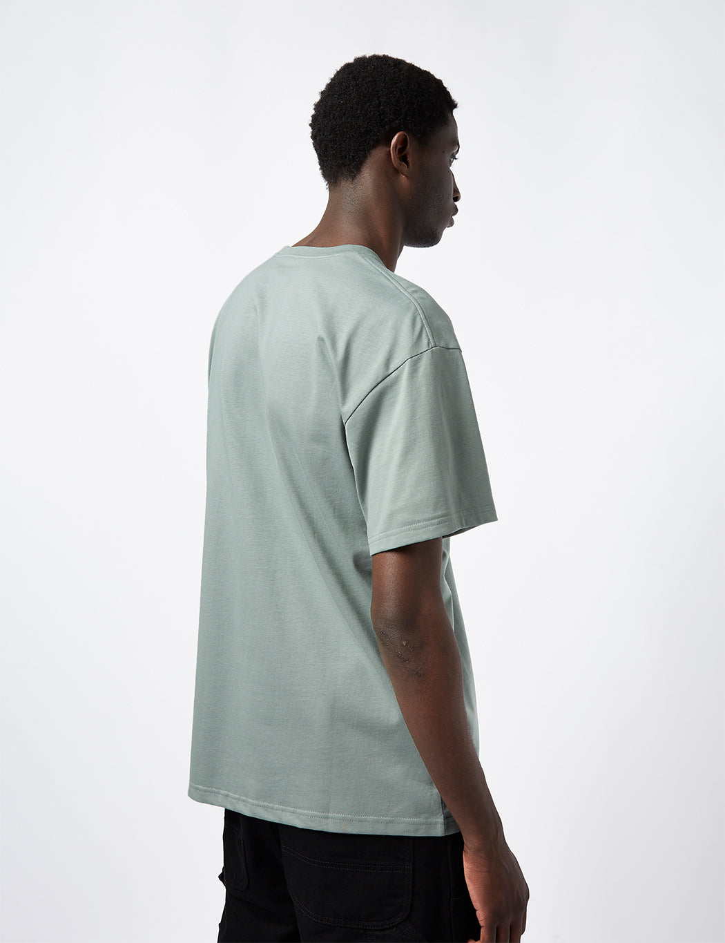 T-shirt Chase (ample) - Bleu sarcelle laiteux