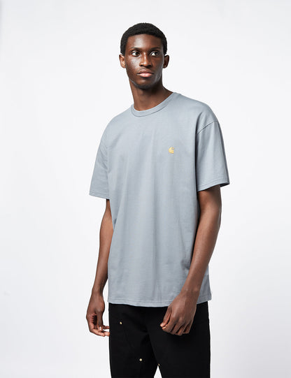 T-shirt Chase (ample) - Gris miroir
