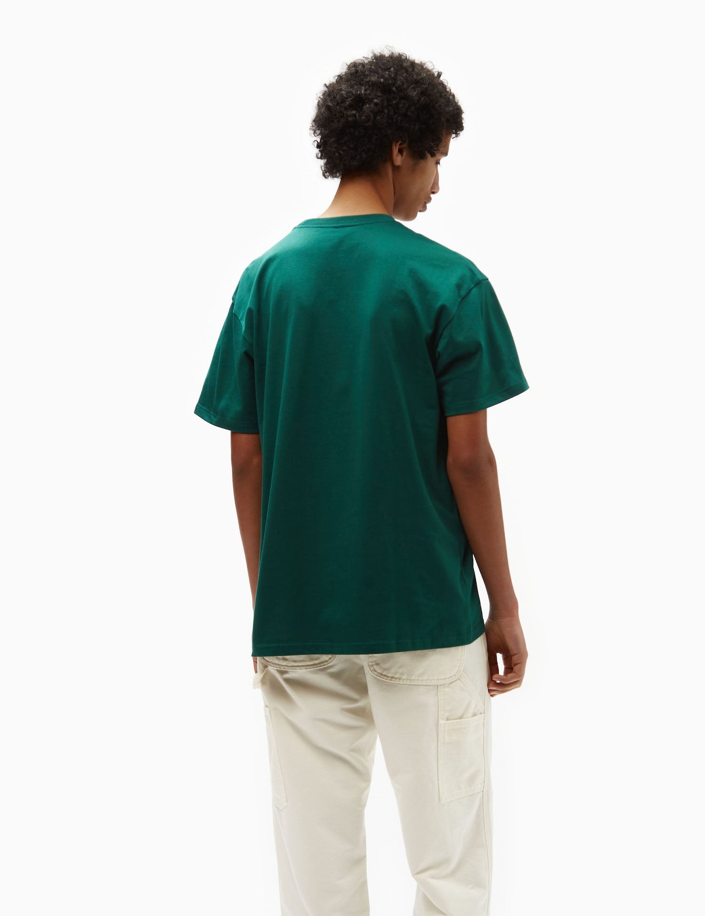 T-shirt ample Chase - Vert cerfeuil/Or