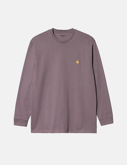 T-shirt manches longues Chase - Rose chardon brumeux