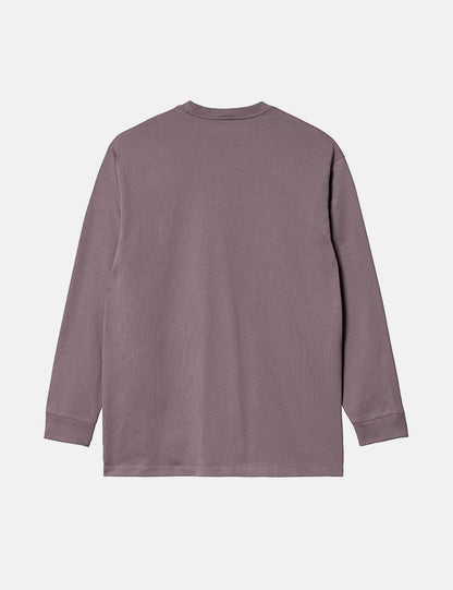 T-shirt manches longues Chase - Rose chardon brumeux