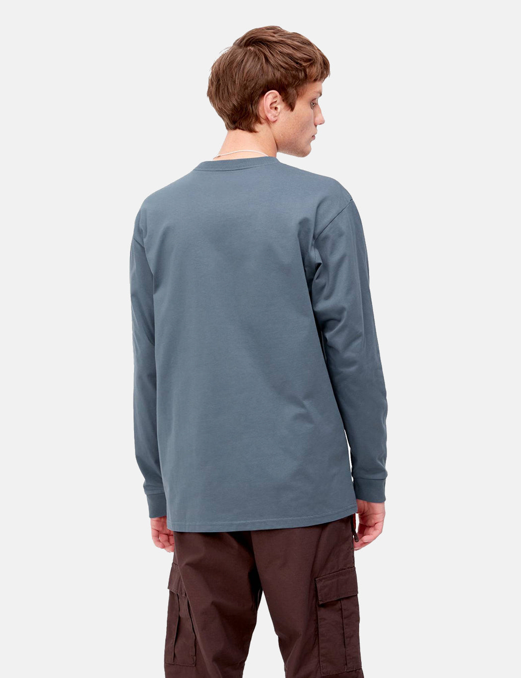 T-shirt manches longues Chase - Bleu tempête