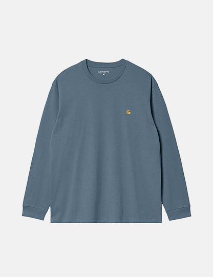 T-shirt manches longues Chase - Bleu tempête