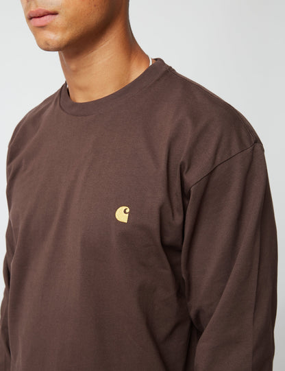 T-shirt à manches longues Chase - Marron Terre d'ombre foncée