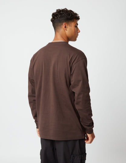 T-shirt à manches longues Chase - Marron Terre d'ombre foncée