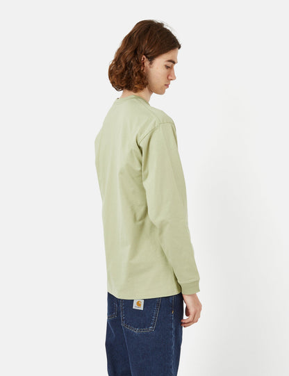 T-shirt à manches longues Chase (ample) - Vert Agave