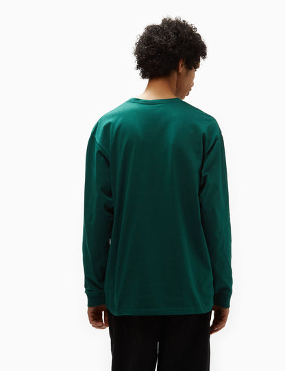 T-Shirt Manches Longues Chase (ample) - Vert Cerfeuil