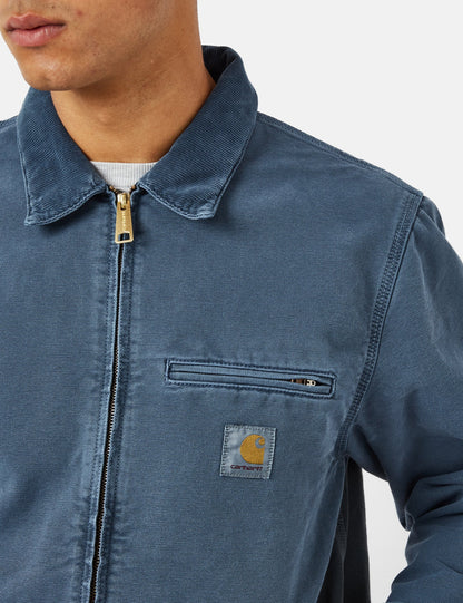 Veste Detroit (bio) - bleu orage délavé