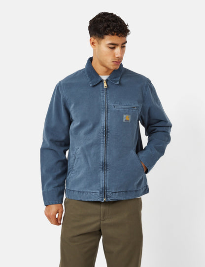 Veste Detroit (bio) - bleu orage délavé
