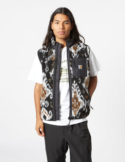 Polaire Prentis Vest (Jacquard Baru) - Noir