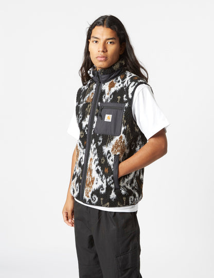 Polaire Prentis Vest (Jacquard Baru) - Noir