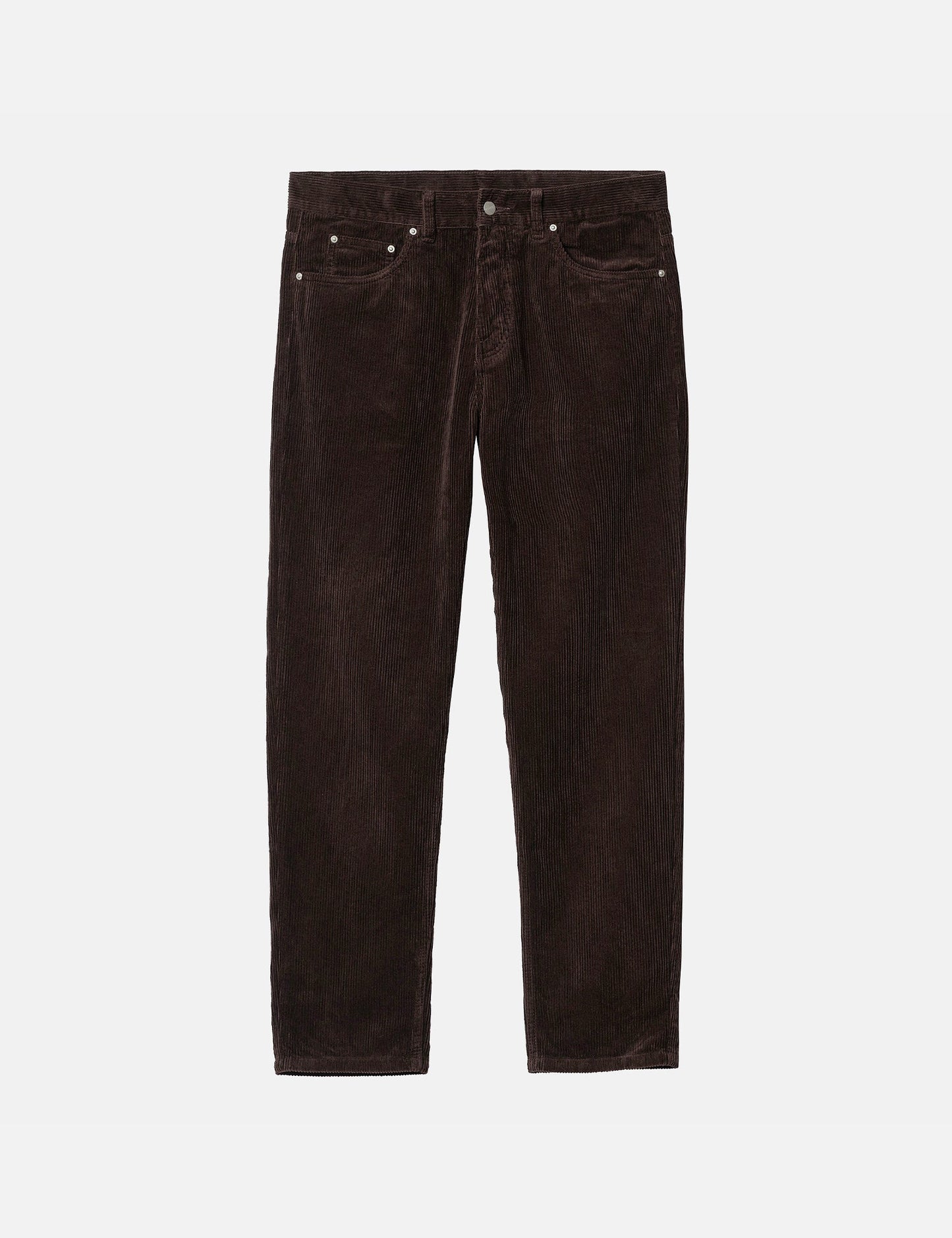 Pantalon Newel en velours côtelé (coupe décontractée) - Marron Terre d'Ombre Foncée