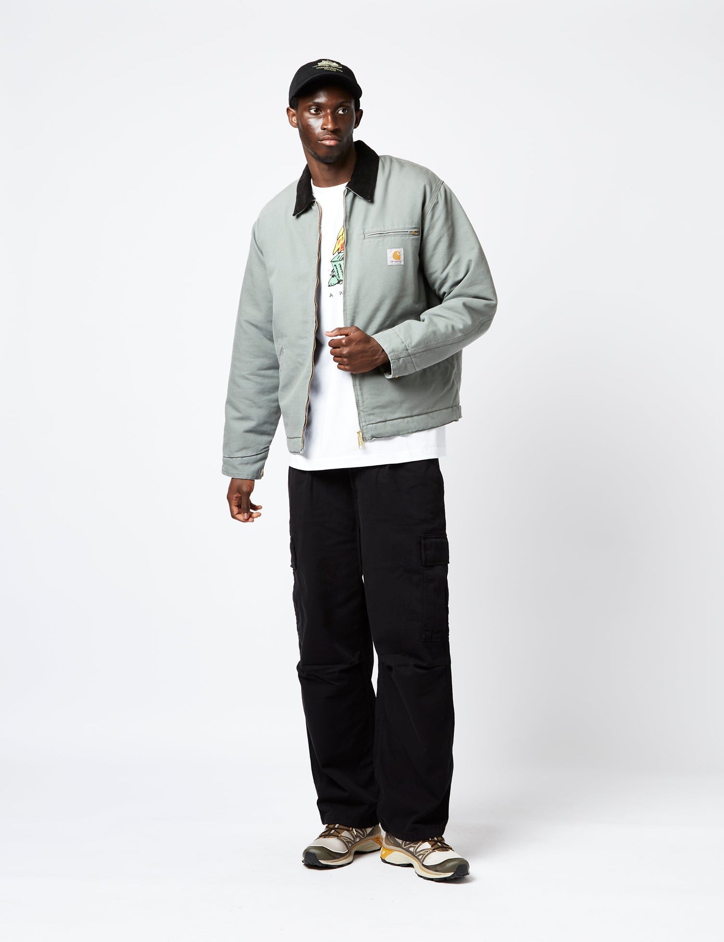 Veste Detroit OG (biologique) - Vert Fumé