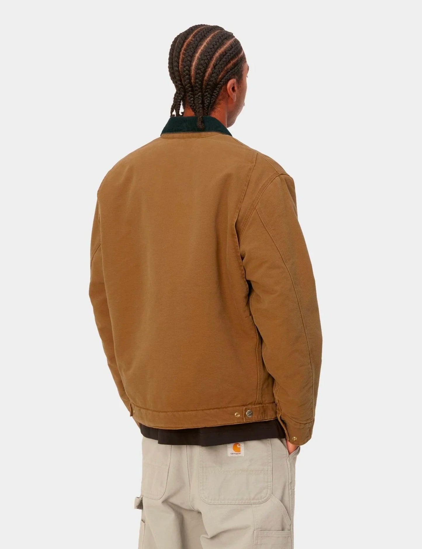 Veste Detroit OG (toile vieillie bio) - Dusty Hamilton Brown