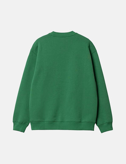 Sweat-shirt Femme - Vert Bonsai/Rose Brumeux