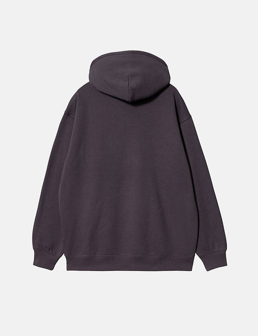 Kapuzenpullover für Damen - Artischockenlila/Nebeliges Salbeigrün