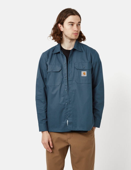 Chemise Master (Coupe droite) - Bleu orage