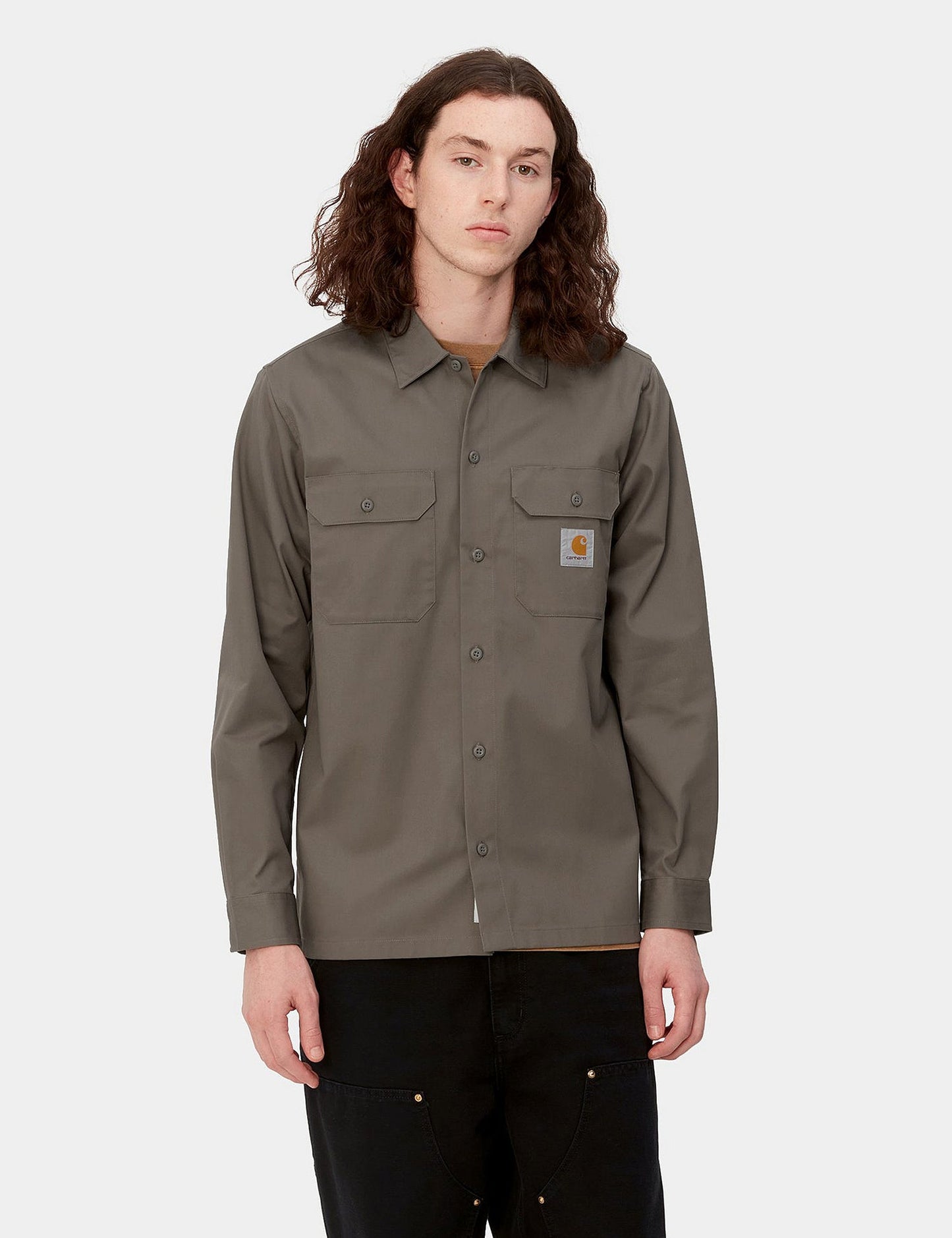 Chemise Master (coupe classique) - Marron Barista