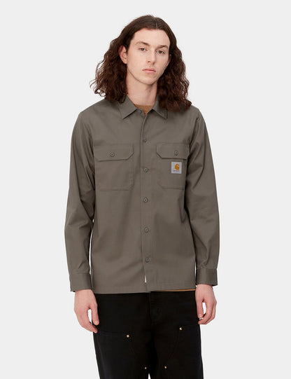 Chemise Master (coupe classique) - Marron Barista