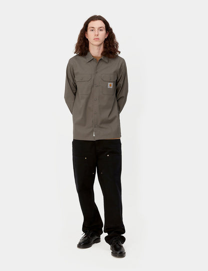 Chemise Master (coupe classique) - Marron Barista