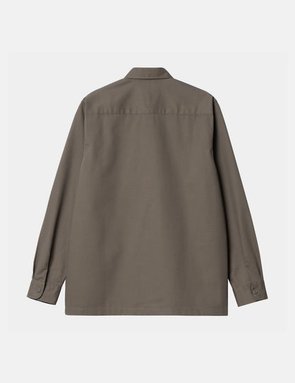 Chemise Master (coupe classique) - Marron Barista