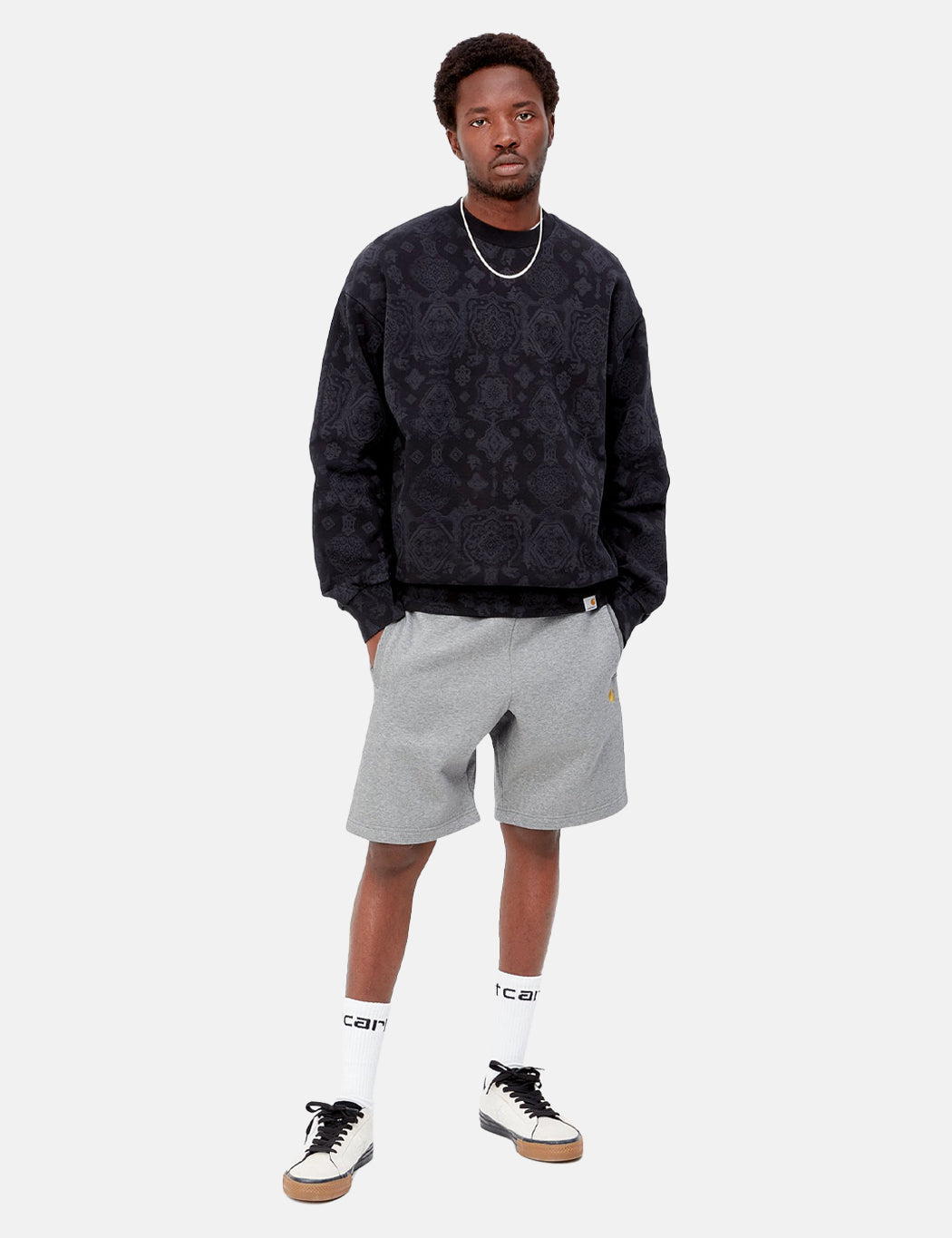 Shorts de sport Chase - Gris chiné