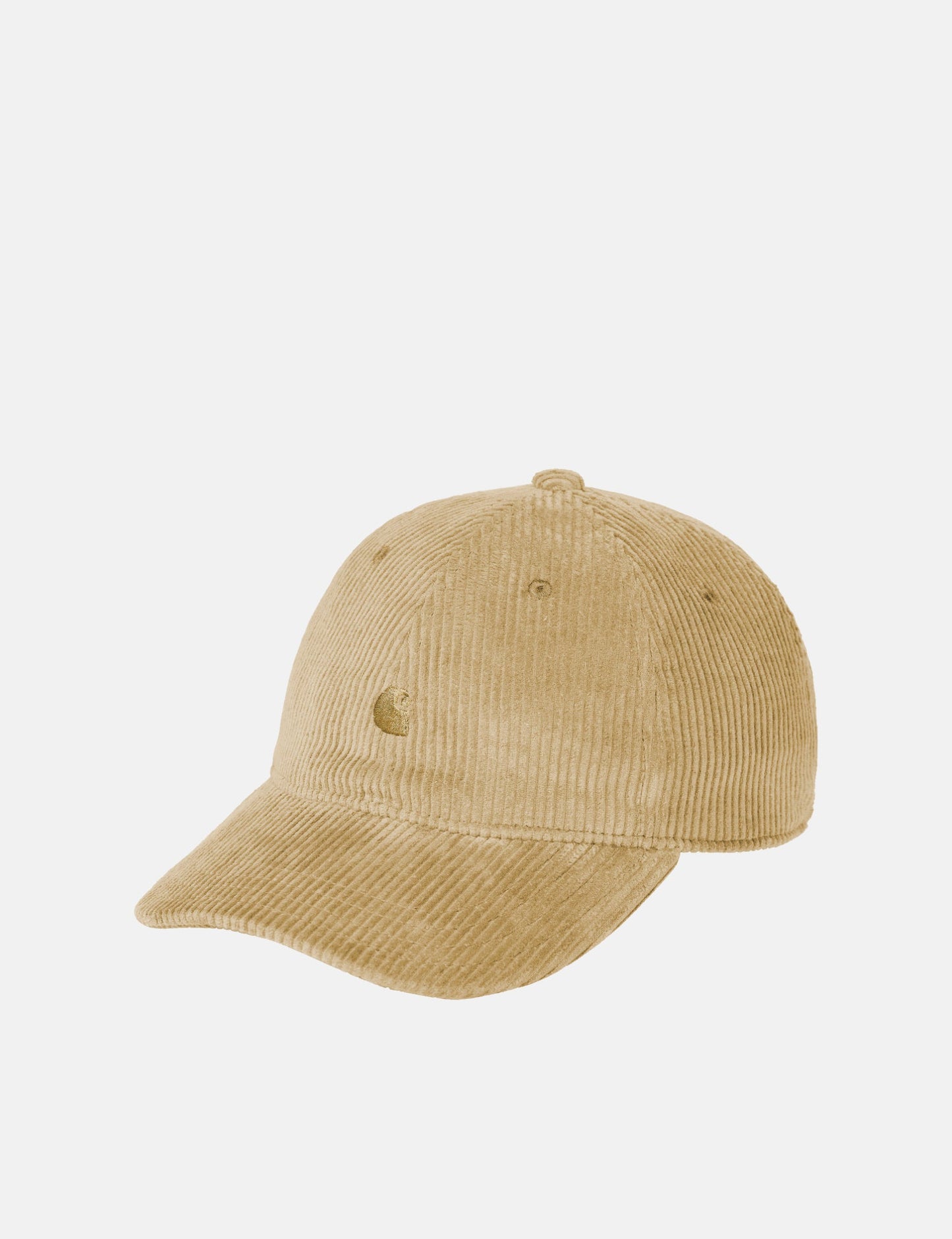 Casquette Harlem en velours côtelé (6 pans) - Kaki Sable