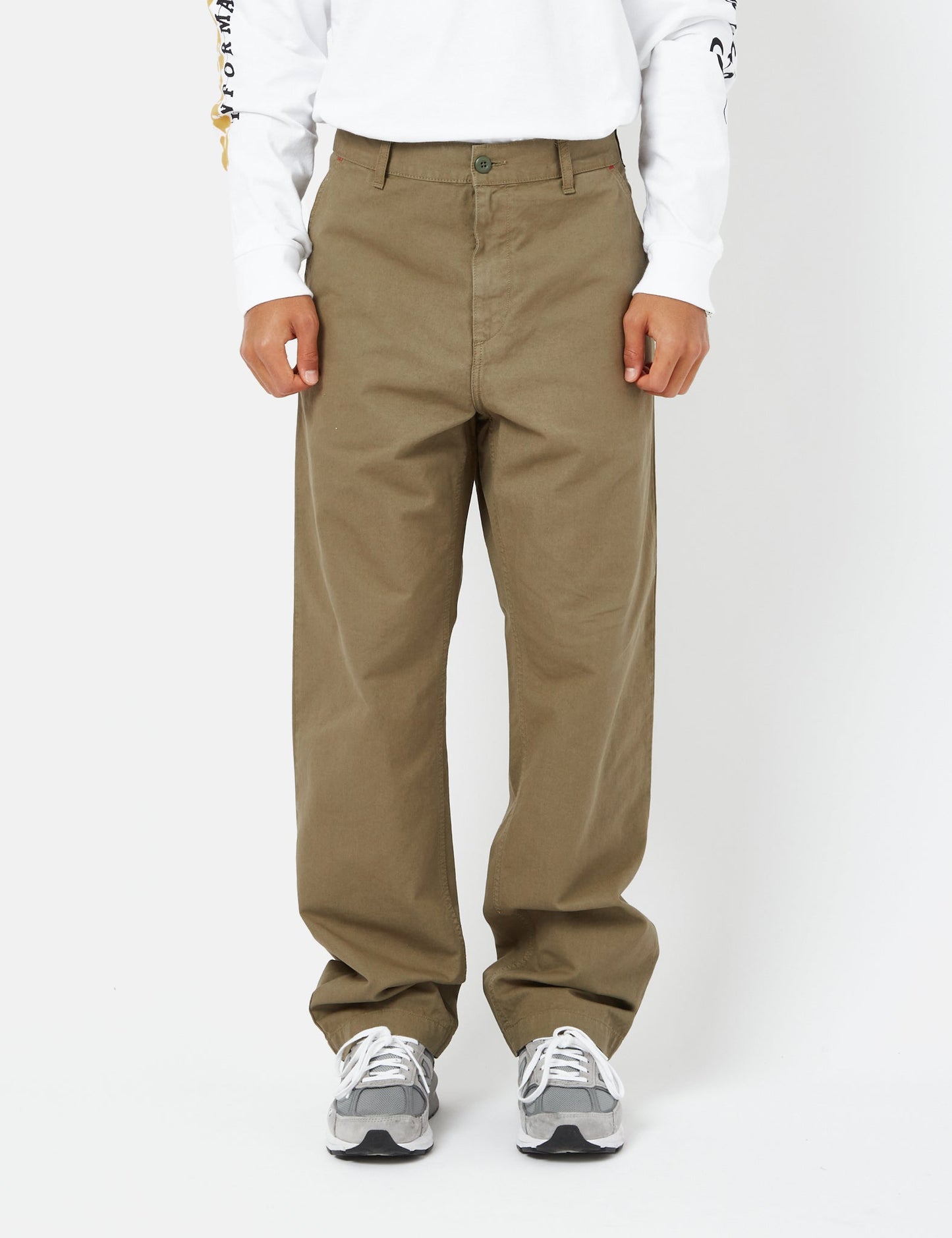Pantalon Wesley (coupe droite) - Vert algue