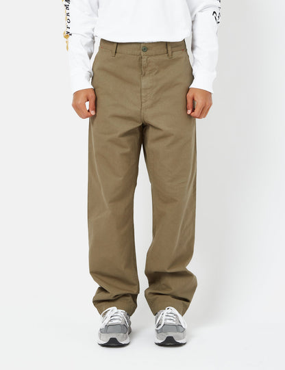 Pantalon Wesley (coupe droite) - Vert algue