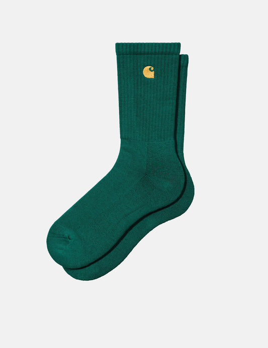 Chase Socks - Kerbelgrün/Gold