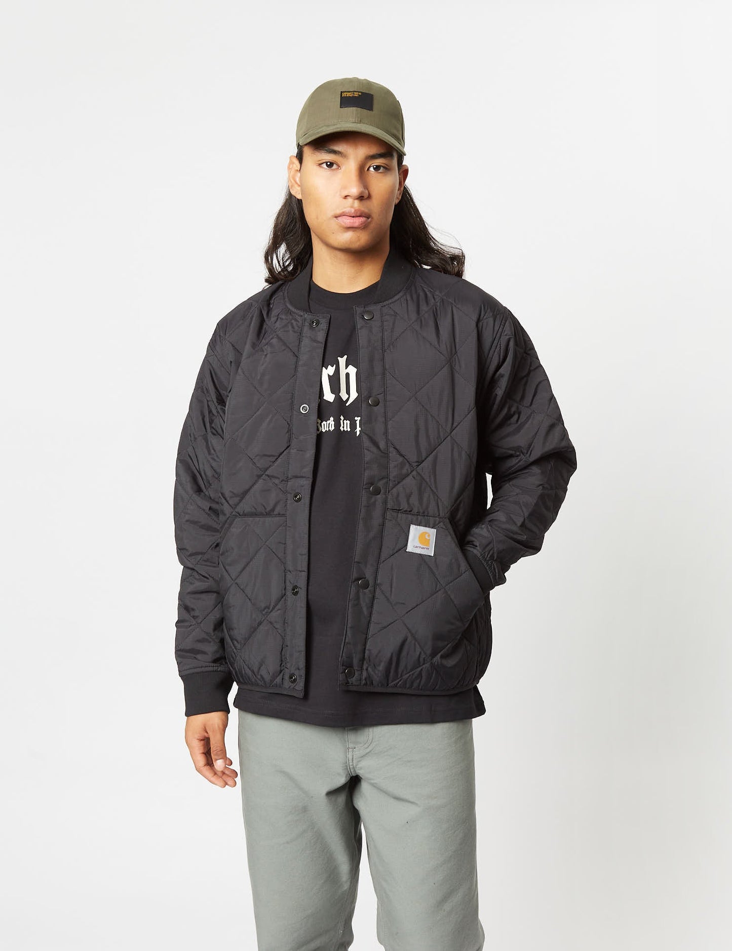 Veste doublée Barrow (indéchirable recyclé) - Noir