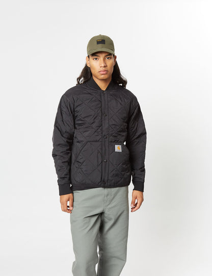 Veste doublée Barrow (indéchirable recyclé) - Noir