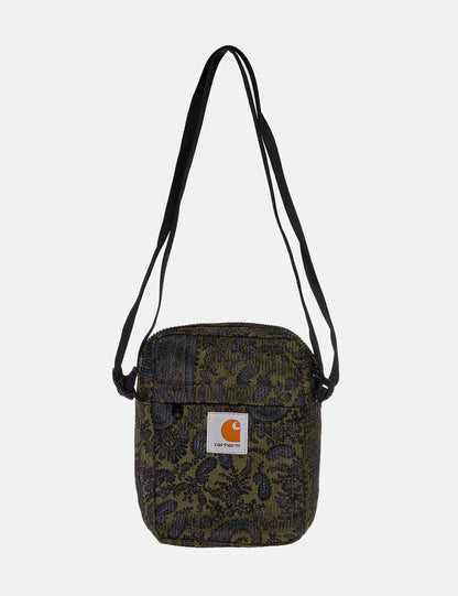 Sac bandoulière Flint (imprimé cachemire) - Vert végétal