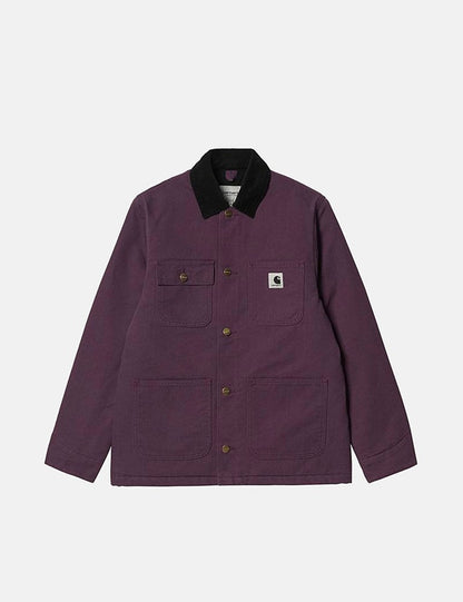 Manteau Irving Femme - Prune foncée/Noir
