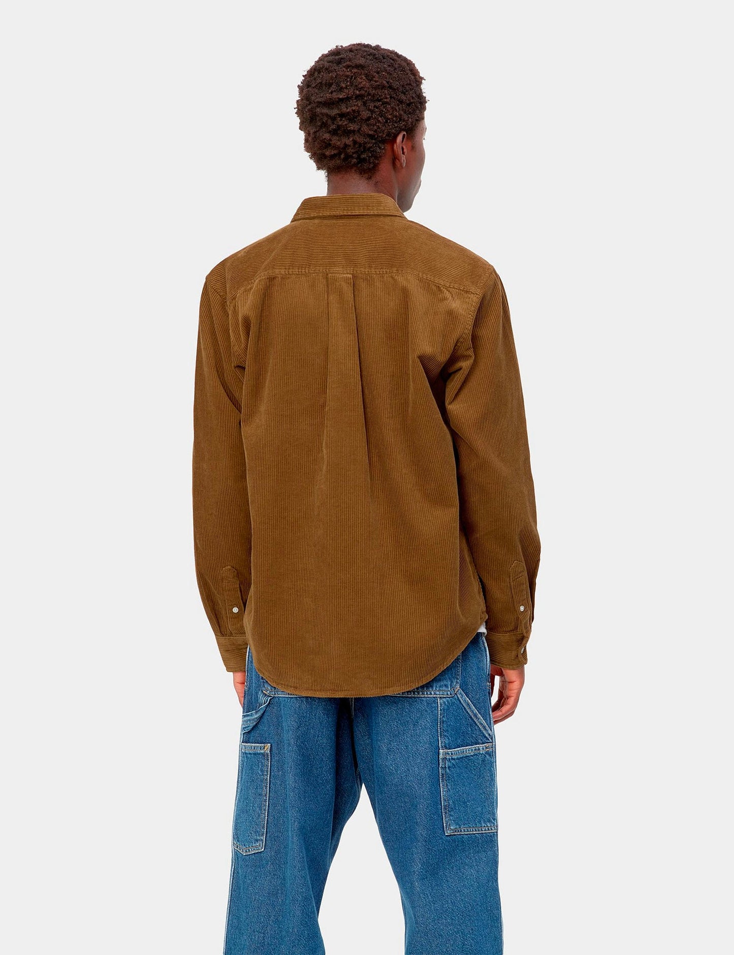 Chemise Madison en velours côtelé - Hamilton Brown/Black