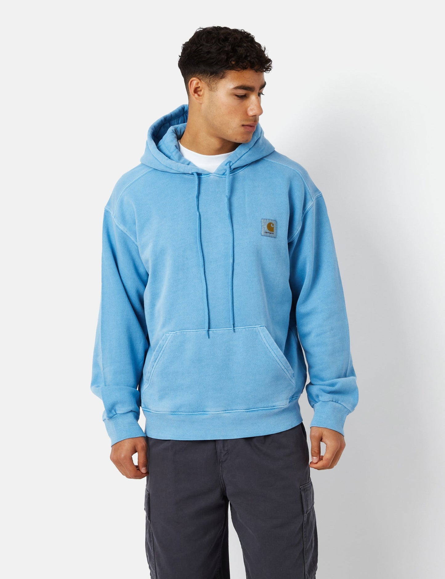 Sweat à capuche Nelson - Bleu piscine
