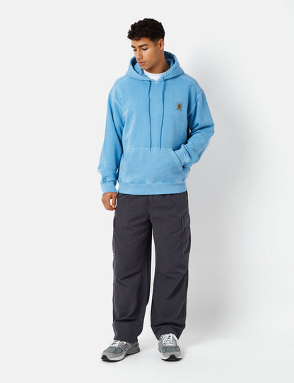 Sweat à capuche Nelson - Bleu piscine