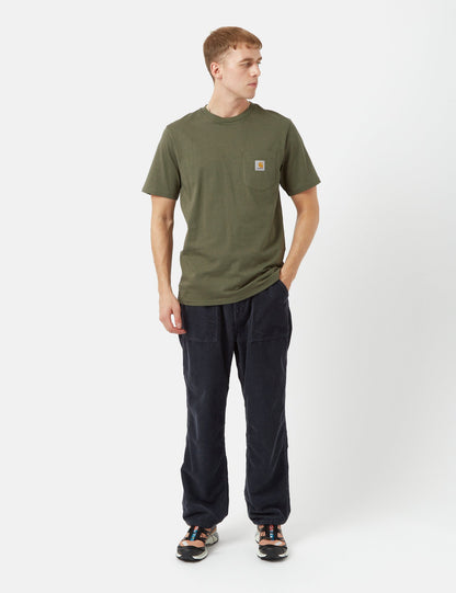 T-shirt à poche - Vert algue