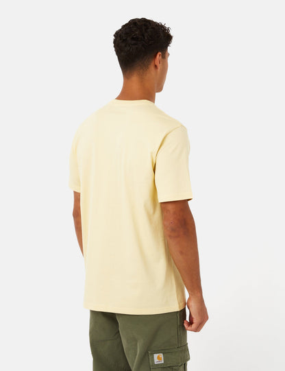 T-Shirt à Poche (Standard) - Jaune Citron