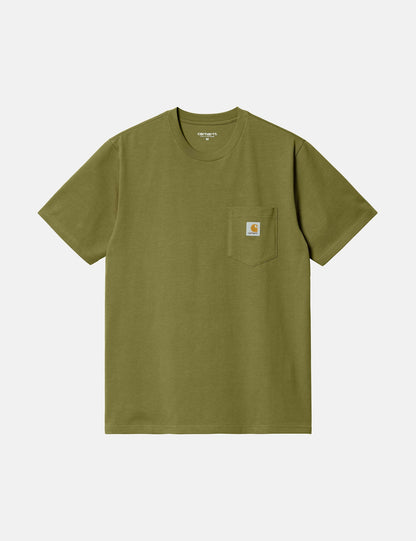 T-shirt à poche (Coupe régulière) - Vert kiwi