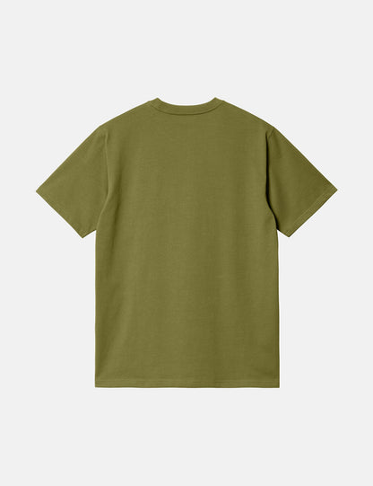 T-shirt à poche (Coupe régulière) - Vert kiwi