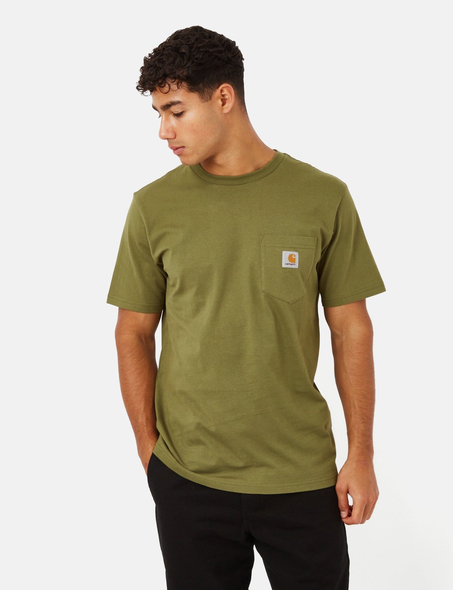 T-shirt à poche (Coupe régulière) - Vert kiwi