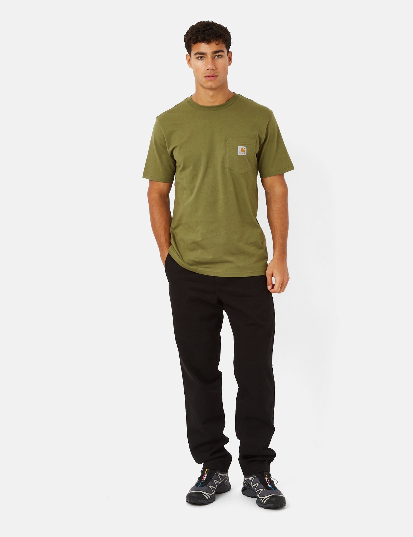 T-shirt à poche (Coupe régulière) - Vert kiwi