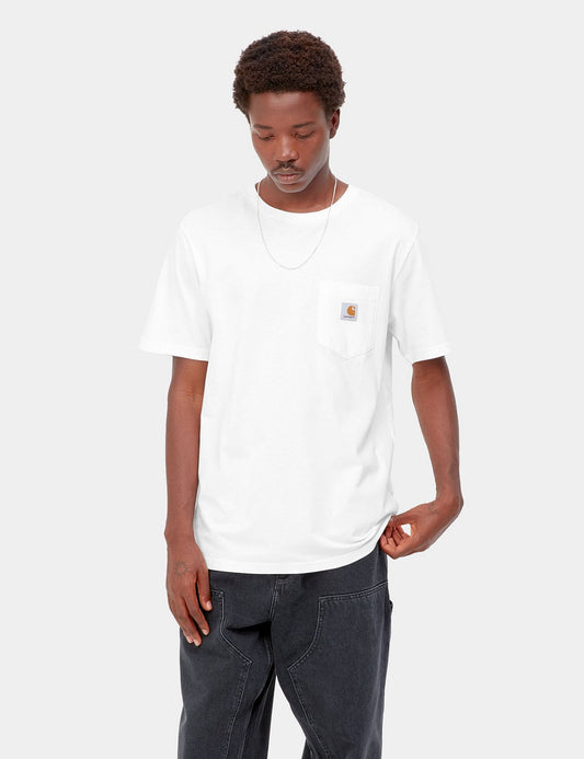 T-shirt à poche - Blanc