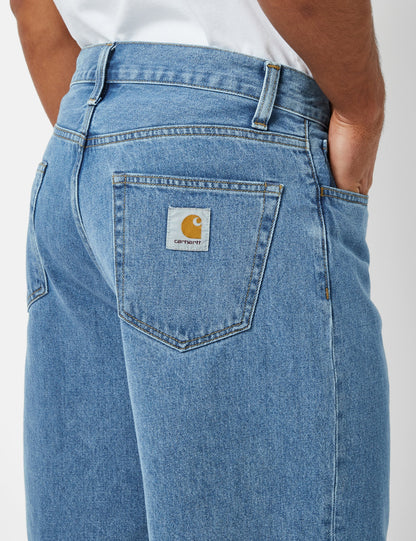 Short Landon (ample) - Bleu délavé épais