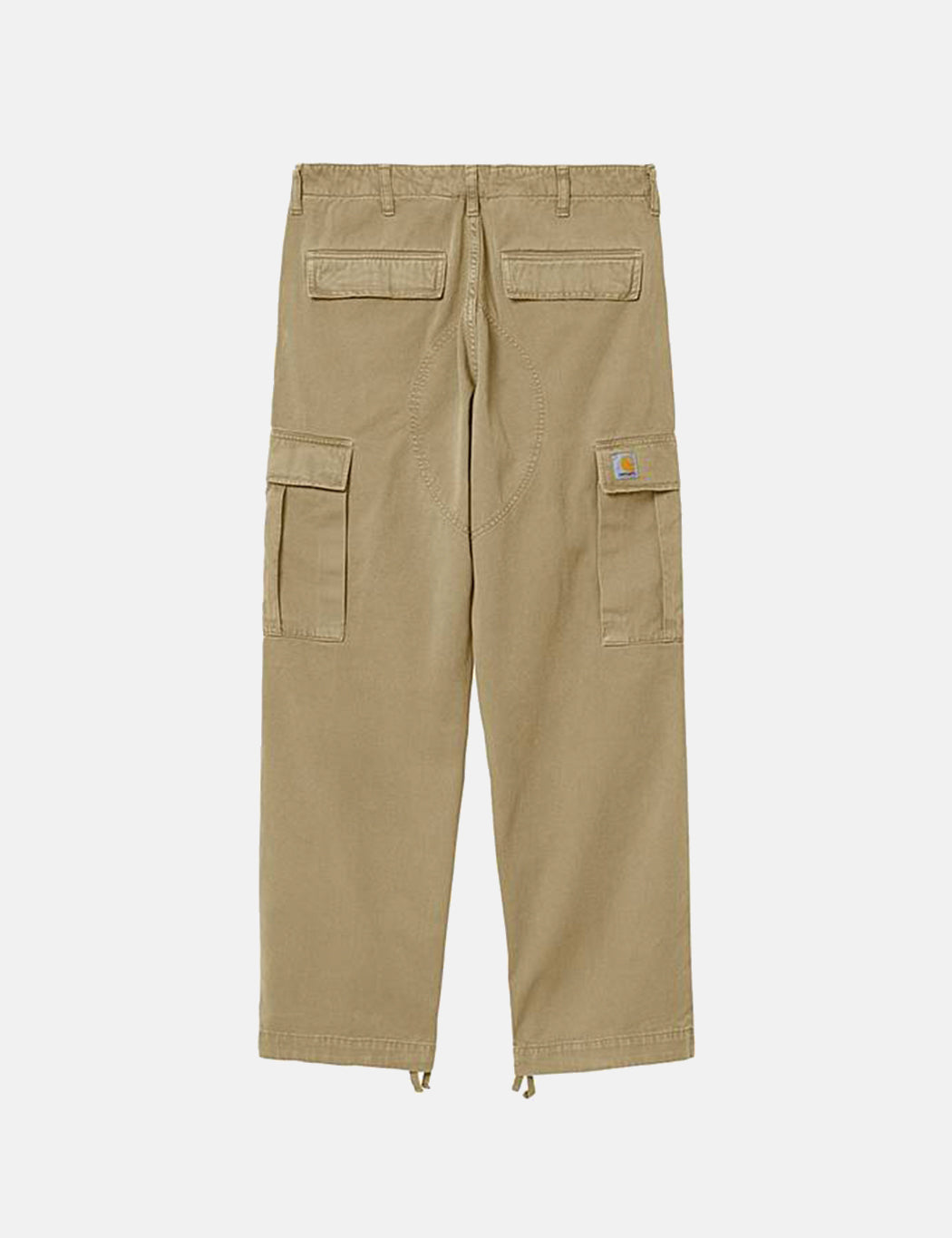 Pantalon Cargo Regular (Sergé de Coton Moraga) - Brun Ammonite