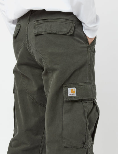 Pantalon cargo regular (twill de coton Moraga) - Vert buis